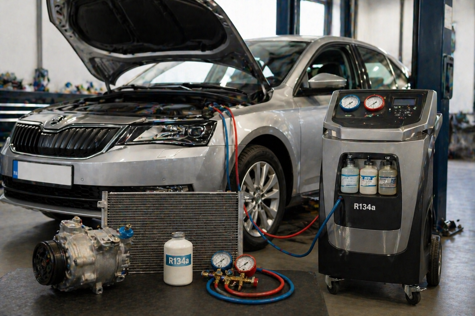 Ilmastointihuolto Vantaa — R134A ja R1234yf — Tikkurilan Autohuolto